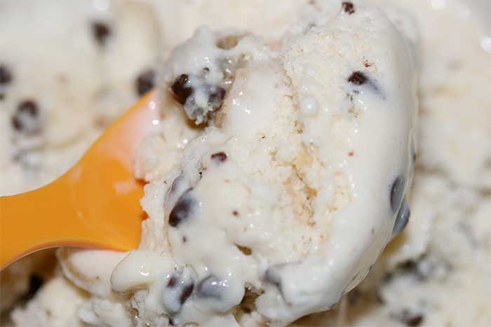 Chocolate chip cookie dough ice cream frozen jose mier