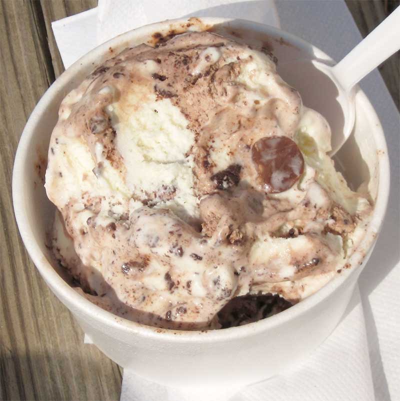 Bitten by the Wolf: North Carolina’s Wolf Tracks Ice Cream - Frozen