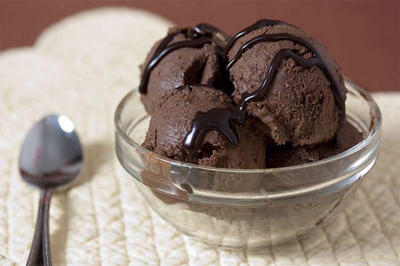 Frozen Jose Mier's vegan brownie ice cream