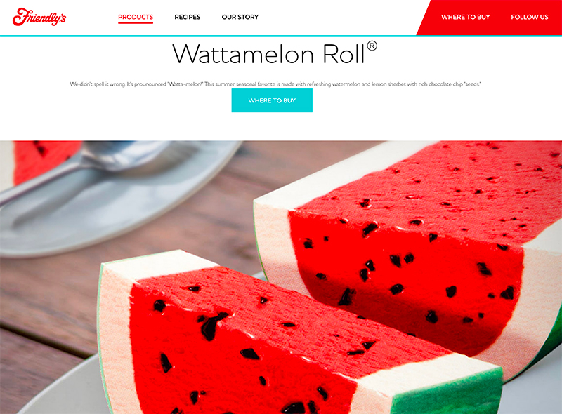 Friendly's website Wattamelon Roll Frozen Jose Mier