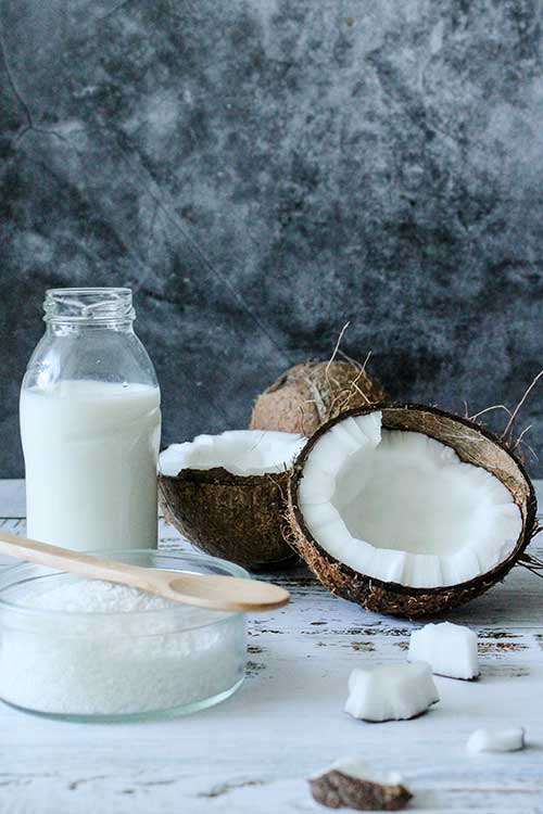 Coconut for haupia ice cream by Jose Mier