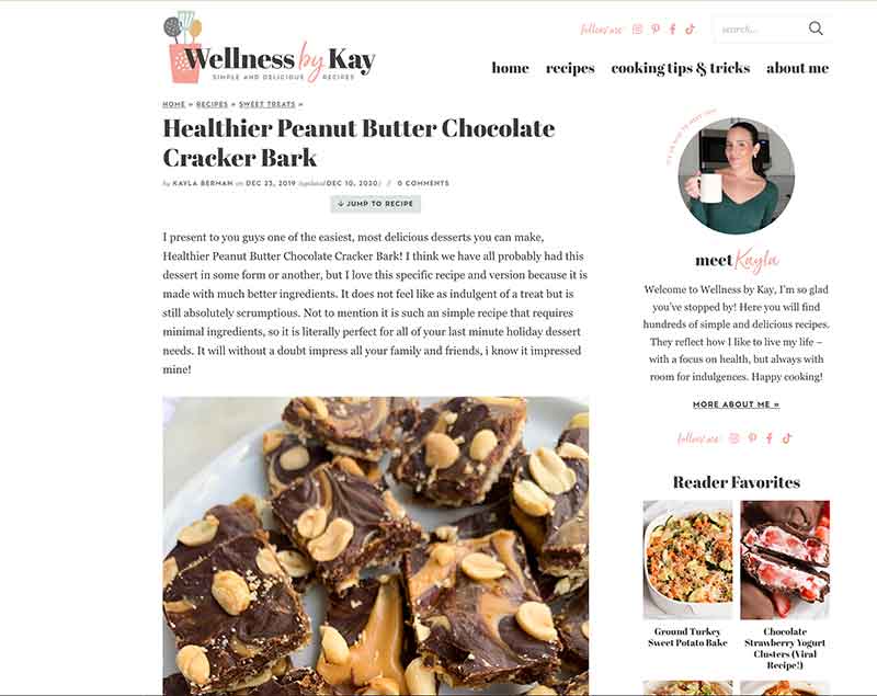 Jose Mier screenshot of chocolate bark recipe Sun Valley, CA