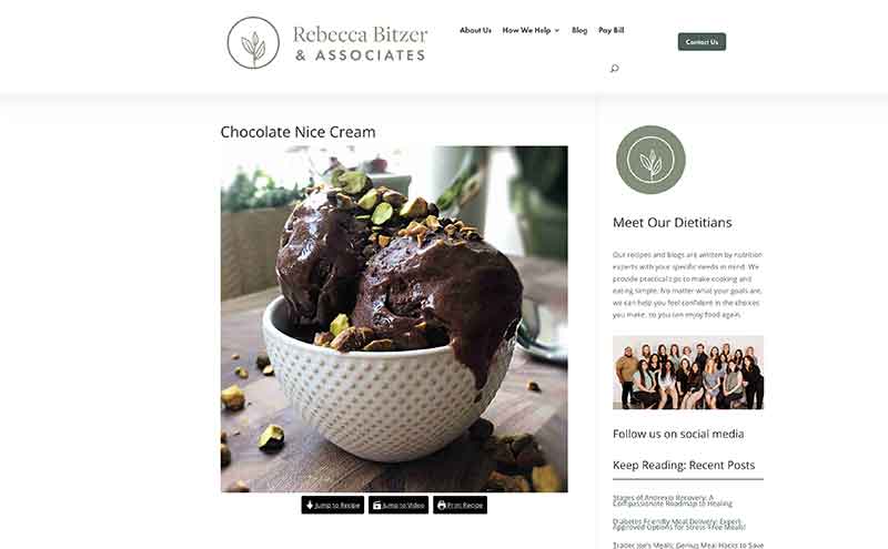 Chocolate nice cream Sun Valley Jose Mier