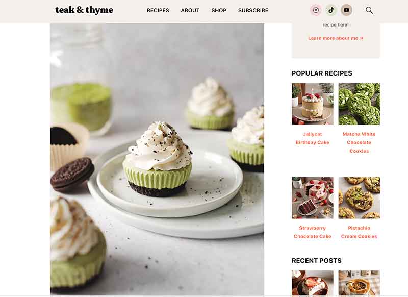 Matche cheesecake recipe screenshot Jose Mier Sun Valley, CA