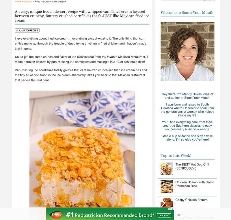 Jose Mier Sun Valley Fried Ice Cream Cake Screenshot