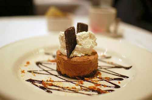 Semifreddo dessert from Jose Mier's Sun Valley kitchen